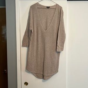 Express v-neck sweater dress